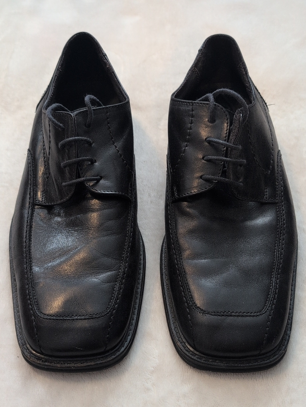 Alfani Black Leather Dress Shoes Men’s 10.5 Lace Up Formal